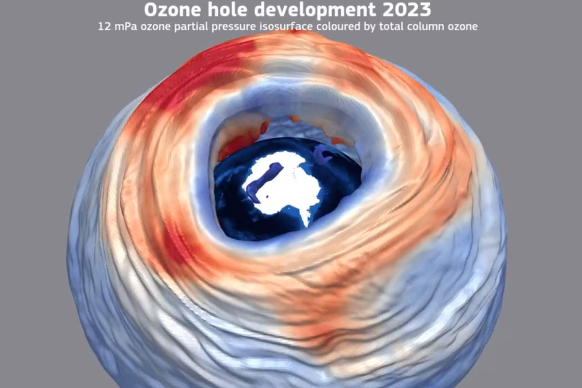 Le trou dans la couche dozone est trois fois plus grand que le Brésil